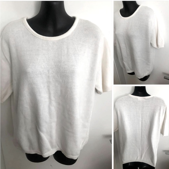 3/$25 PIERRE CARDIN L (12-14 Fit) cotton knit style top - Picture 1 of 10
